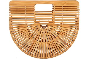 Embrace Coastal Chic: Women's Bamboo Handbag for Breezy Summer Style