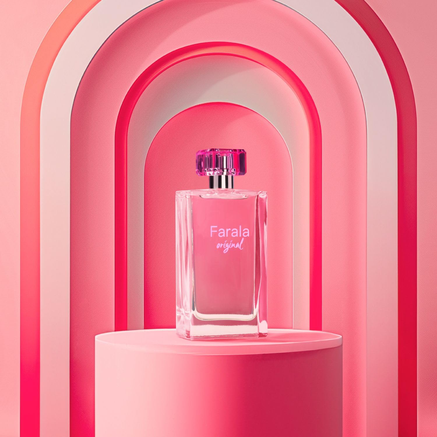 FARALA - Original 150 ml, Colonia Mujer, Perfume Formato Spray, Eau de Toilette Natural y Femenina, Aroma Floral Especiado, Fragancia Fresca, Juvenil y de Larga Duración