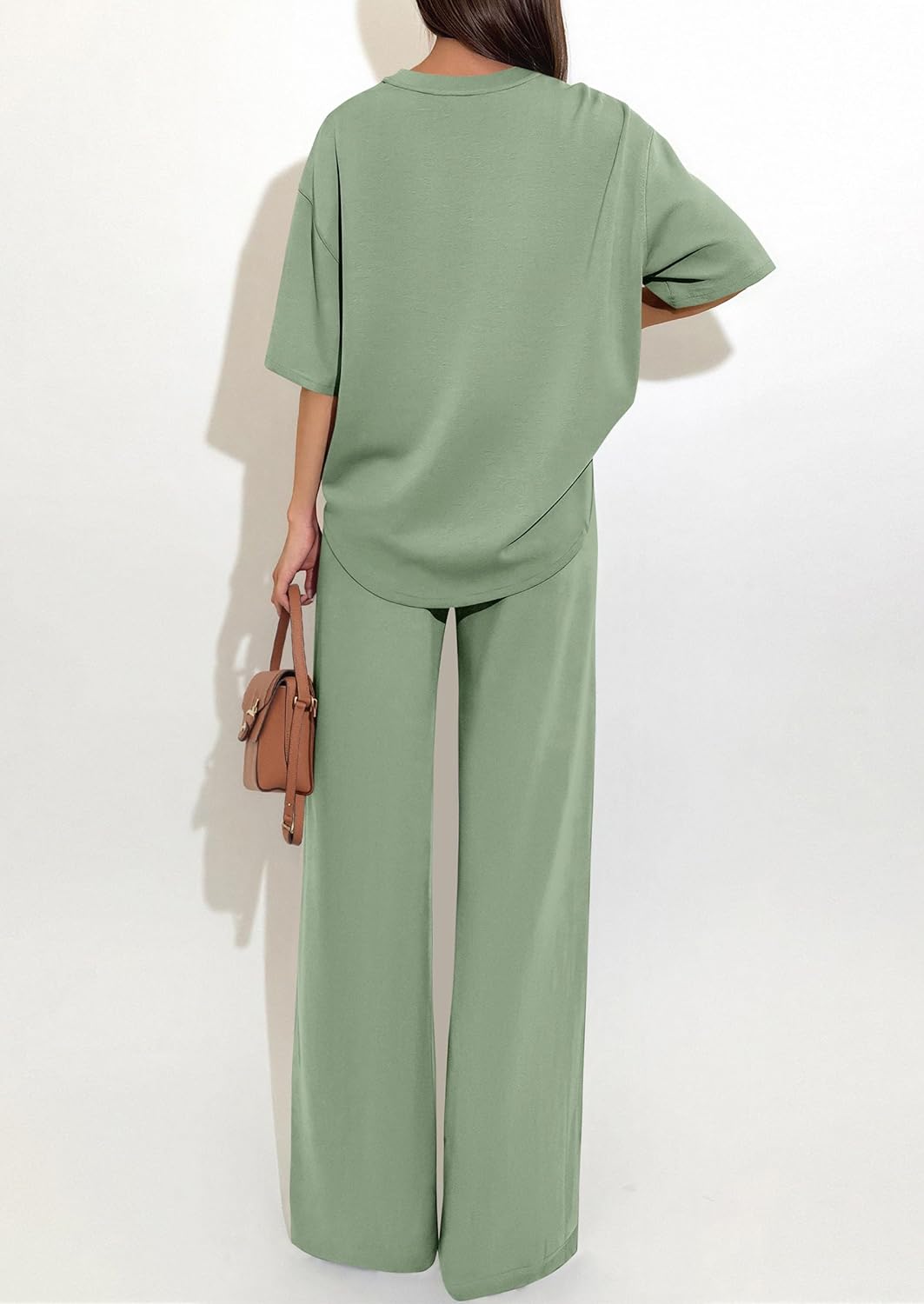 PRETTYGARDEN 2 Piece Lounge Sets for Women Summer 2026 Short Sleeve Matching Airport Travel Outfits Casual Spring Clothes - Image 4