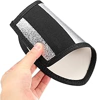 Vista 4 de PATIKIL Reflector difusor de flash, reflector de rebote flexible de 2 lados con correa elástica para linterna, fotografía, luz de velocidad