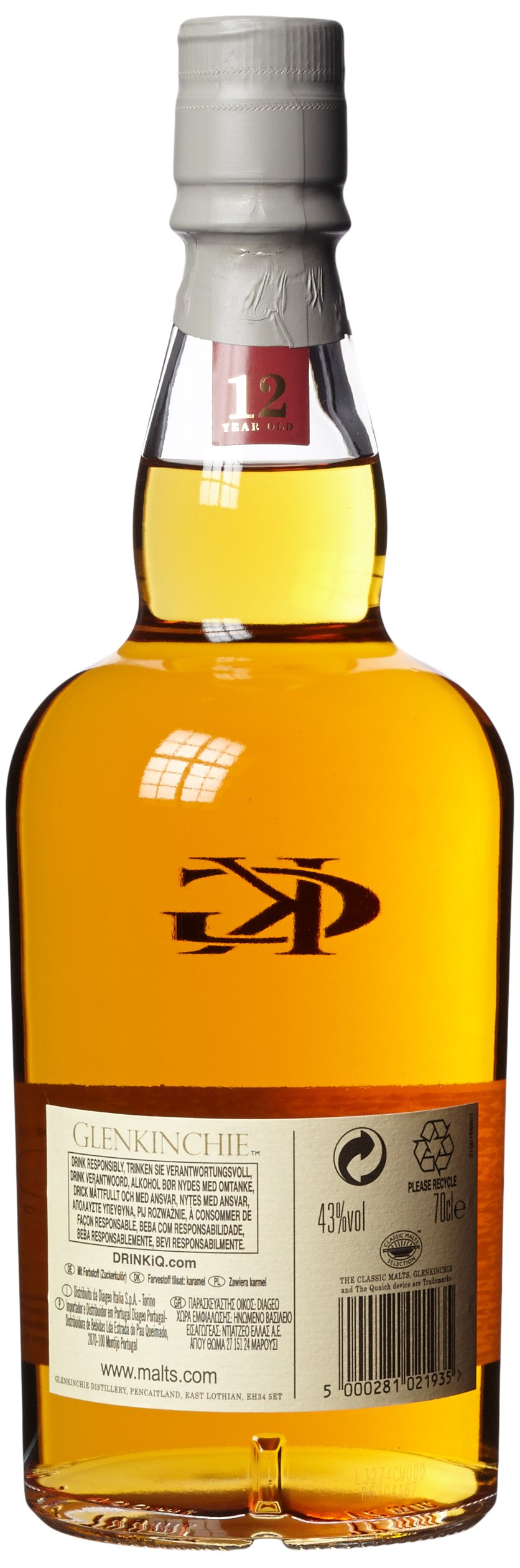 Glenkinchie 12 Jahre mit Geschenkverpackung (1 x 0.7 l)
