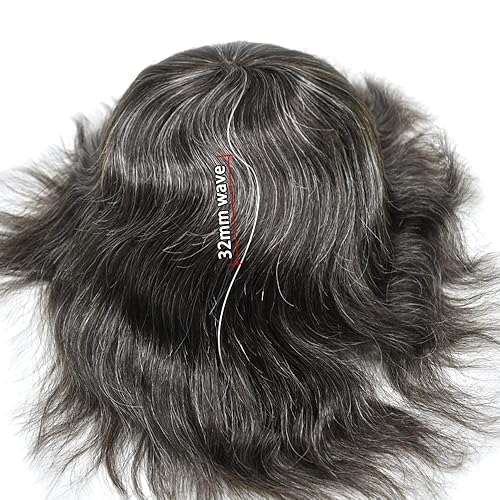 Miniatura 113 de Toupeee for Men Fine Mono Lace Men Toupee Hair Pieces 100% European Human Hair Replacement System for Men Monofilament Men Hair Prosthesis Protesis