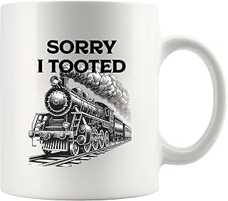 Panvola Sorry I Tooted Train Train Lovers Gifts For Dad Mom Husband Brother Sister