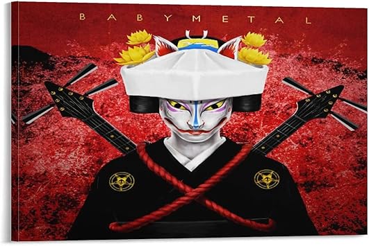 Amazon Co Jp Babymetal ベビーメタル ポスター 装飾画 アートパネル かわいい 壁掛け インテリア の装飾 アニメ キャンバス 絵画 スタイリッシュでモダン 寝室の装飾 部屋飾り 壁飾り 飾り絵 贈り物 Frame x30cm ホーム キッチン