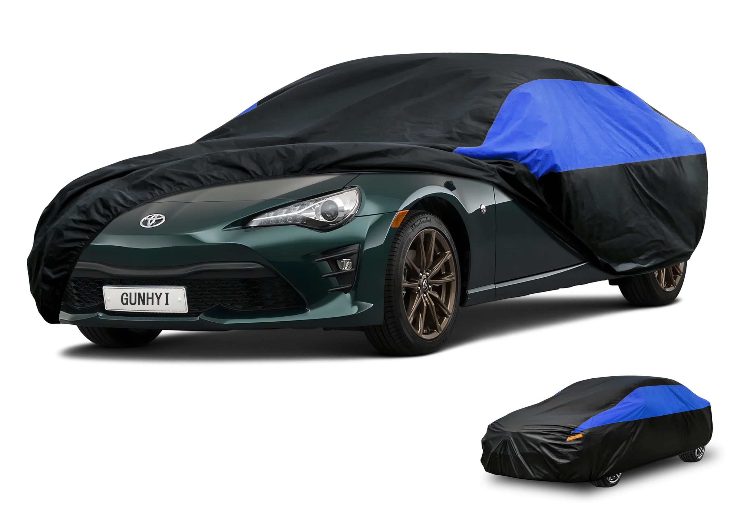 GUNHYI Car Cover Custom Fit MR2 Spyder Waterproof All Weather, Lightweight Full Exterior Cover for Automobiles Outdoor Sun UV Rain Dust Snow Wind Protection.