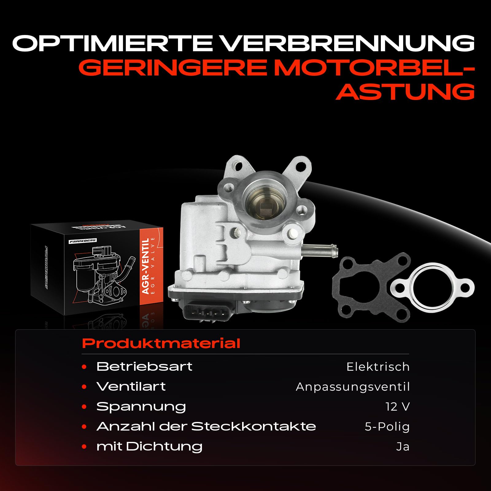 Frankberg AGR zawór zwrotny spalin do NP300 D40 D22 Pathfinder III R51 Pick-up D22 2,5L Diesel 2002-2015 14710-EC00B