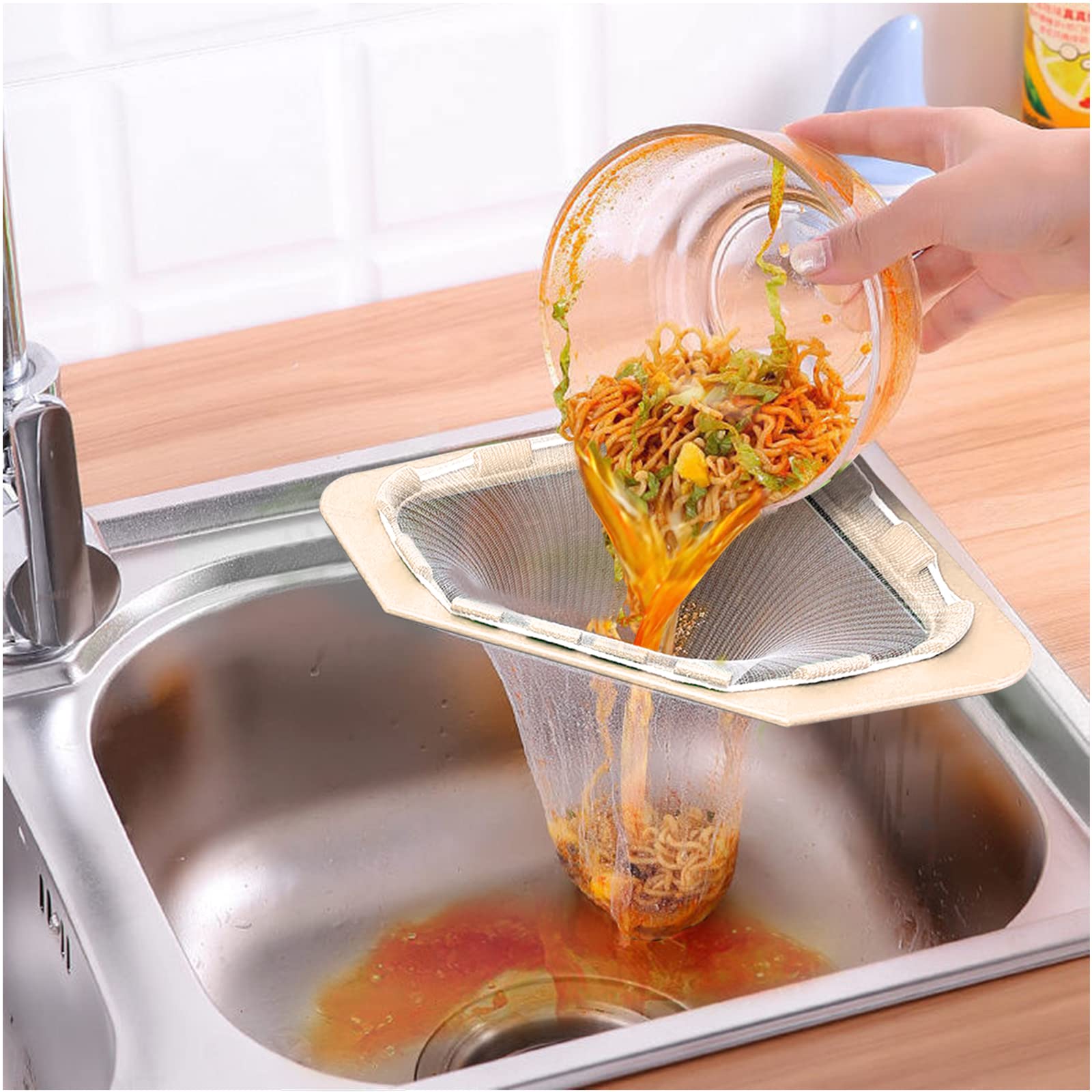 Buy Tyouzz Triangle Sink Filter, Sinks Never Clog, Sink Drain Strainer
