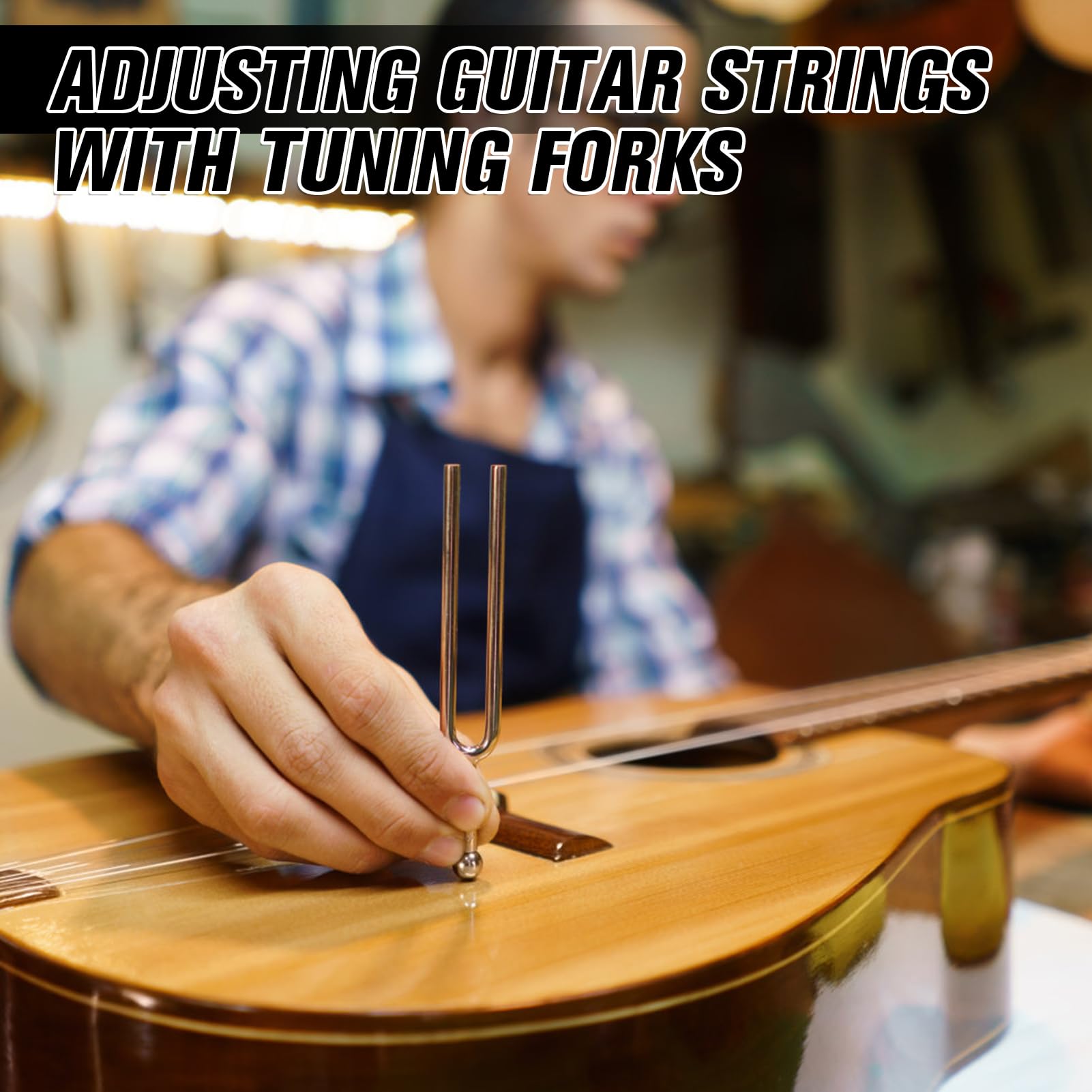 2 Diapason 440 Hz In Acciaio Inox - Per Chitarra, Violino, Ukulele E Accordatura - Foto 5