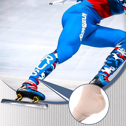 Miniatura 7 de Haysandy 2 pares de mangas de protección de tendón de Aquiles, protector de talón para bursitis, tendinitis, ternura, cojín y protección de golpes