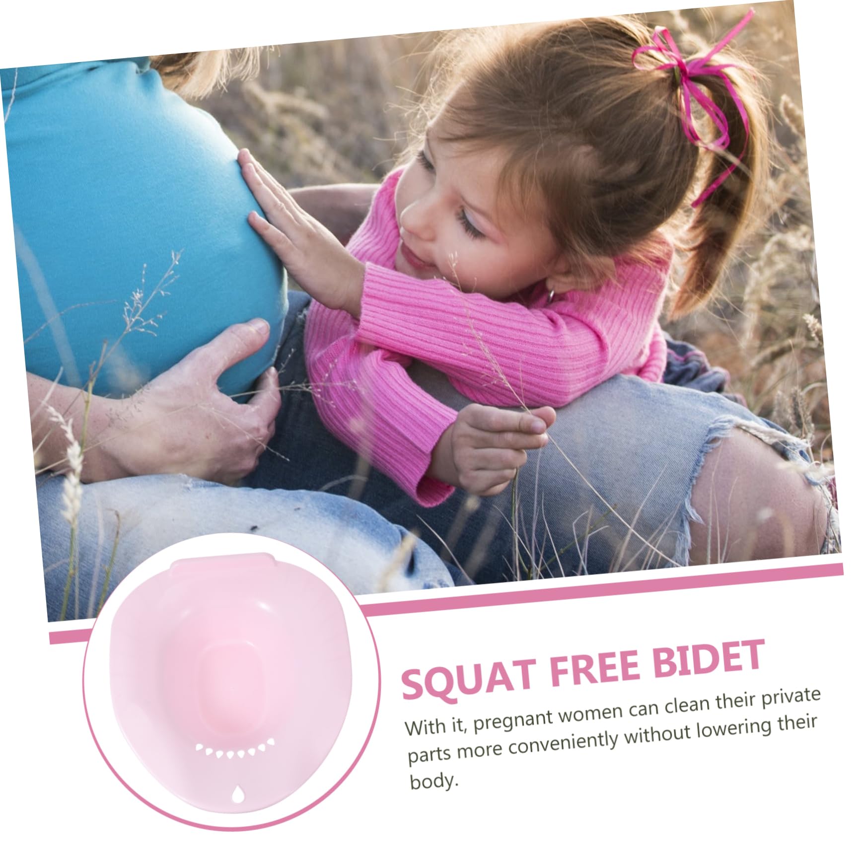 COHEALI 1 Pieza De Baño De Asiento para Asiento De Inodoro Hemorroides Cuidado Posparto Bañera De Asiento Básica para El Cuidado Posparto Facilidad Se Bañera Remojo