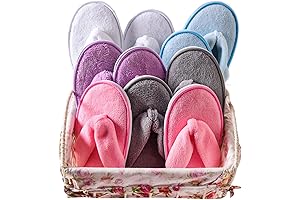 Soft Cozy Flip Flops 5 Pairs Pack