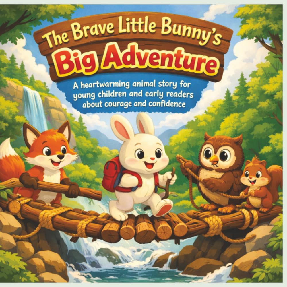 The Brave Little Bunny’s Big Adventure: A heartwarming animal story for young children and early readers about courage and confidence