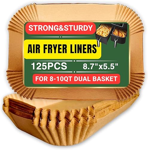 Miniatura 8 de Revestimientos cuadrados desechables para freidora de aire, papel pergamino para accesorios de freidora de aire, forros para cesta de freidora
