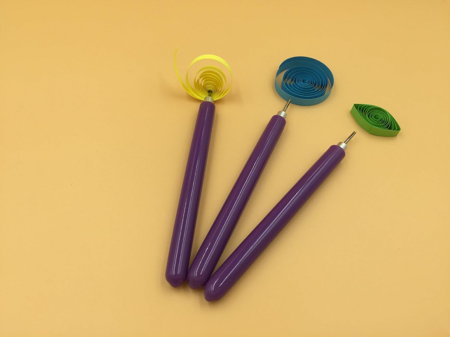 ODETOJOY Quilling Tool Slotted Stainless Steel Quilling Needle Paper Quilling Tool 6mm Slotted Quill Paper Coil Curling Coach