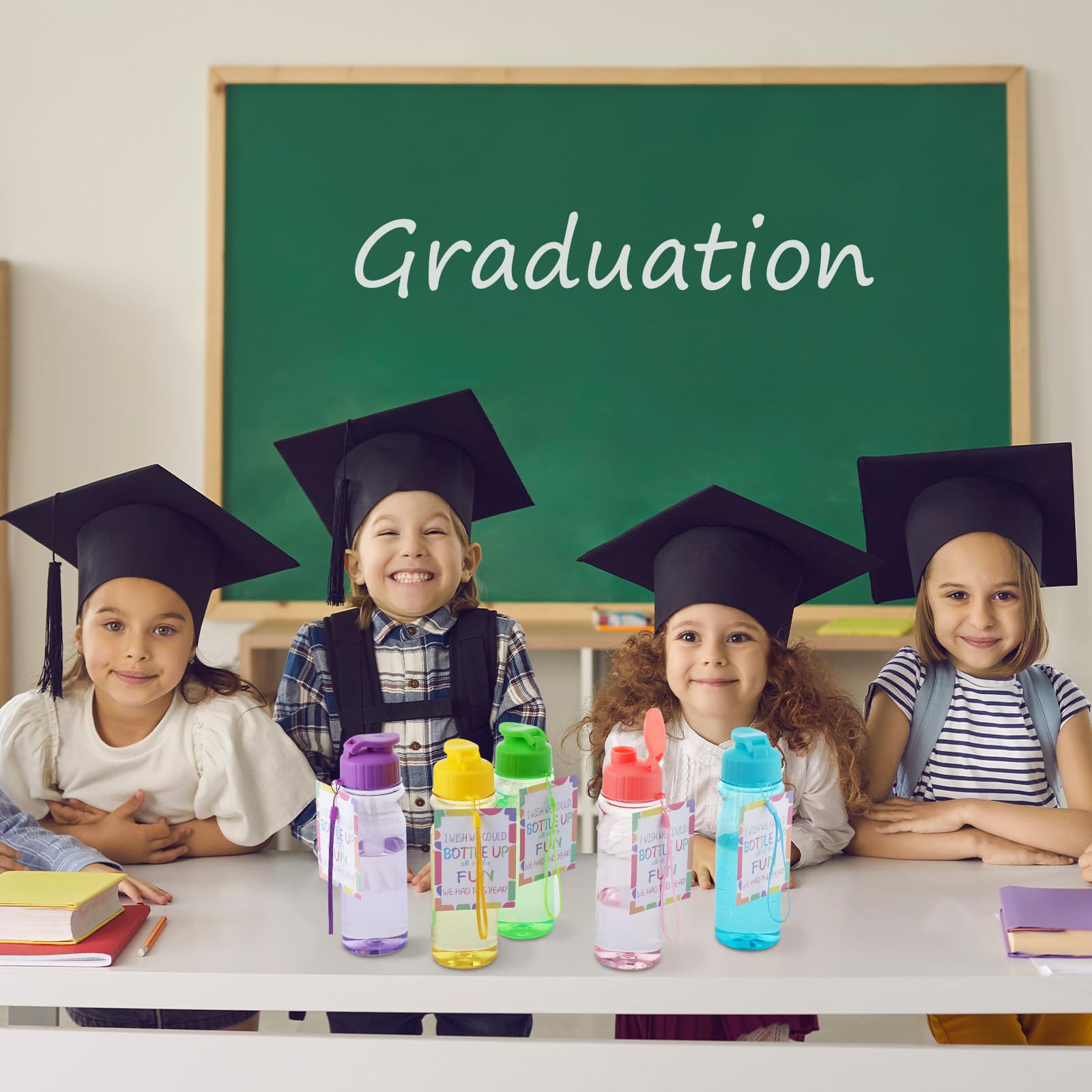 RWFMO 30 Pcs Plastic Water Bottles Bulk, 17 Oz Plastic Sports Water Bottles Reusable Leak Proof Portable Drink Bottle For School Outdoor Fitness Travel Camping Office(Black