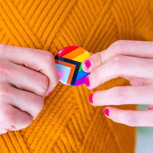 Miniatura 5 de PATIKIL 75mm  2.95inch Metal Button Parts Supplies for Button Maker Machine Round Pin Maker, Every Set Includes Metal Top, Metal Clip Bottom &