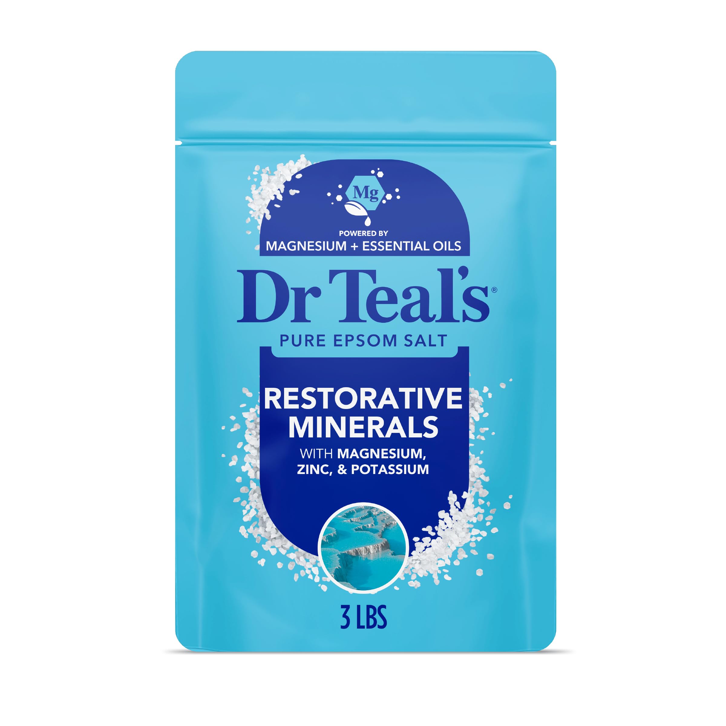 Dr Teals Restorative Minerals Epsom Salts 3lb 1.36kg