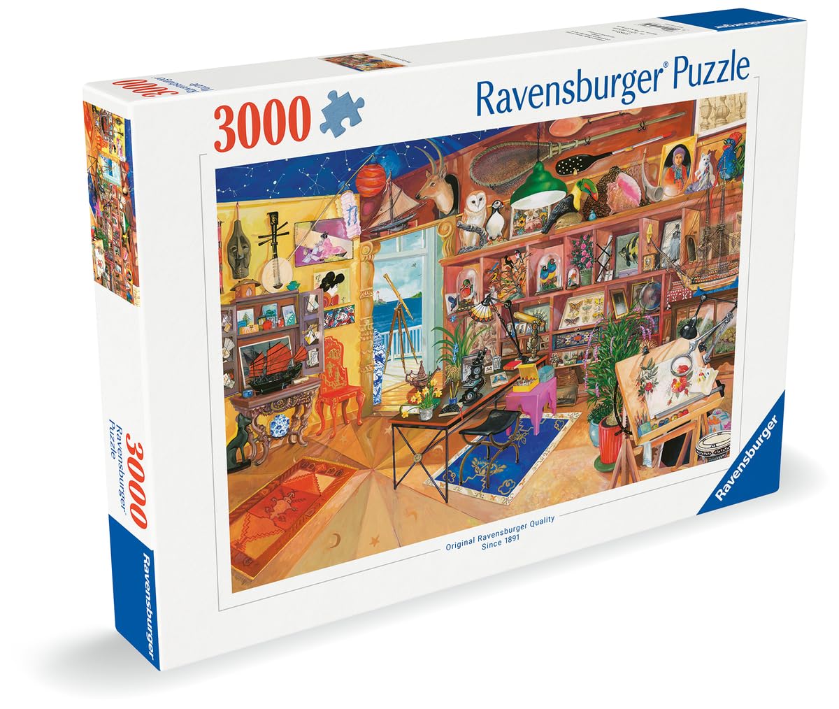 Ravensburger - Puzzle Adulte - Puzzle 3000 pièces - La curieuse Collection - Adultes et Enfants à partir de 14 Ans - Puzzle de qualité supérieure fabriqué en Europe - Art - 17465