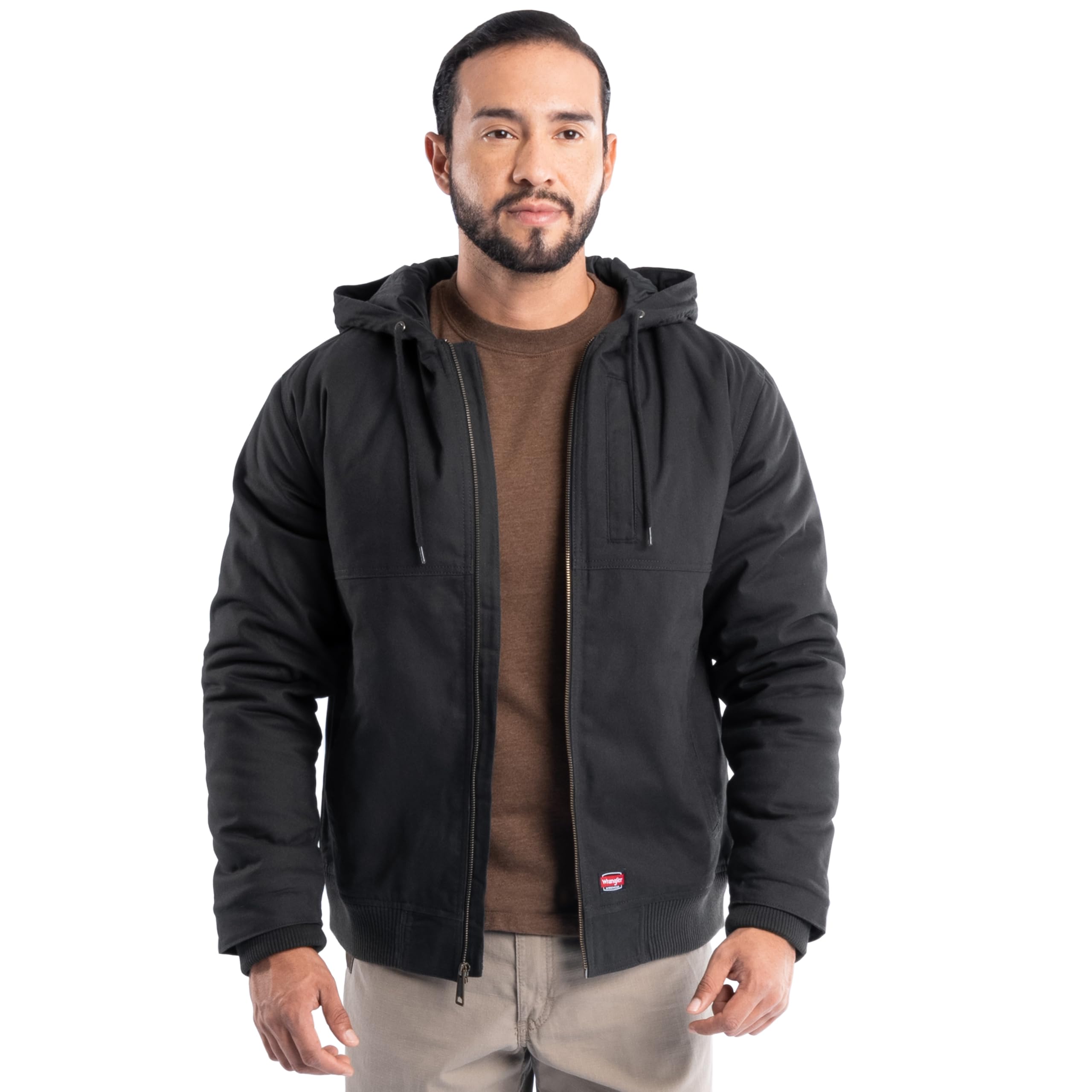 Wrangler Men's Quilted Lined Insulated Bomber Jacket