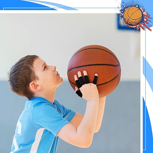 Miniatura 7 de 30 fundas para dedos con 1 bolsa de almacenamiento, protector de soporte de férula para el pulgar, cinta elástica transpirable para aliviar el