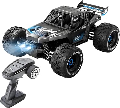 Giffy/Oyuncak Uzaktan Kumandal  Metal G vde 50 Km H z Yapan 4x4 Off-Road Arazi Arac   arjl  1400 MaH Mavi