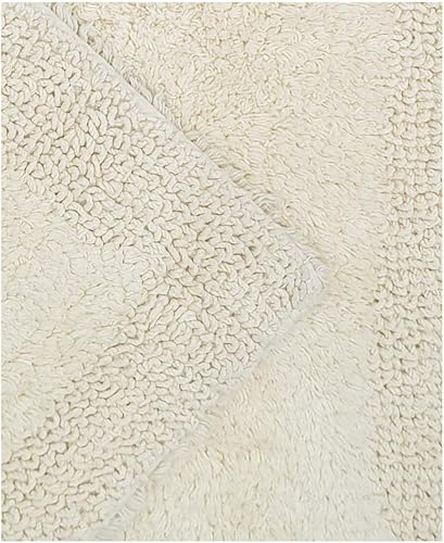 Miniatura 7 de Ramanta Home Juego de 2 alfombras de baño 100% algodón, suaves, absorbentes, reversibles, de lujo, para baño, cocina, ducha, entrada, lavables a