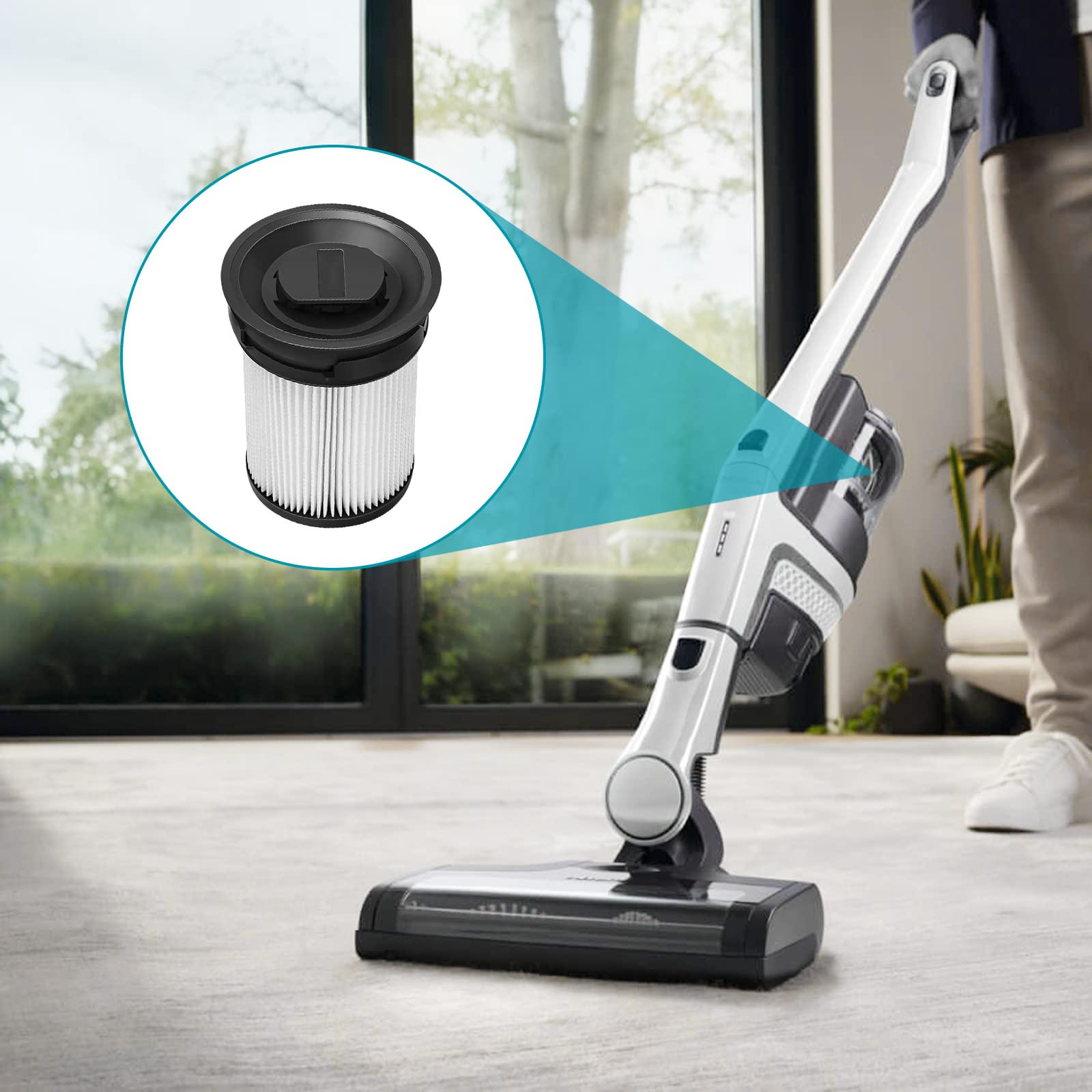 Redkey W12 Aspirapolvere Lavapavimenti Senza Fili, Secco E Umido Autopulente Serbatoio Acqua 520ml 45min Autonomia 95986077