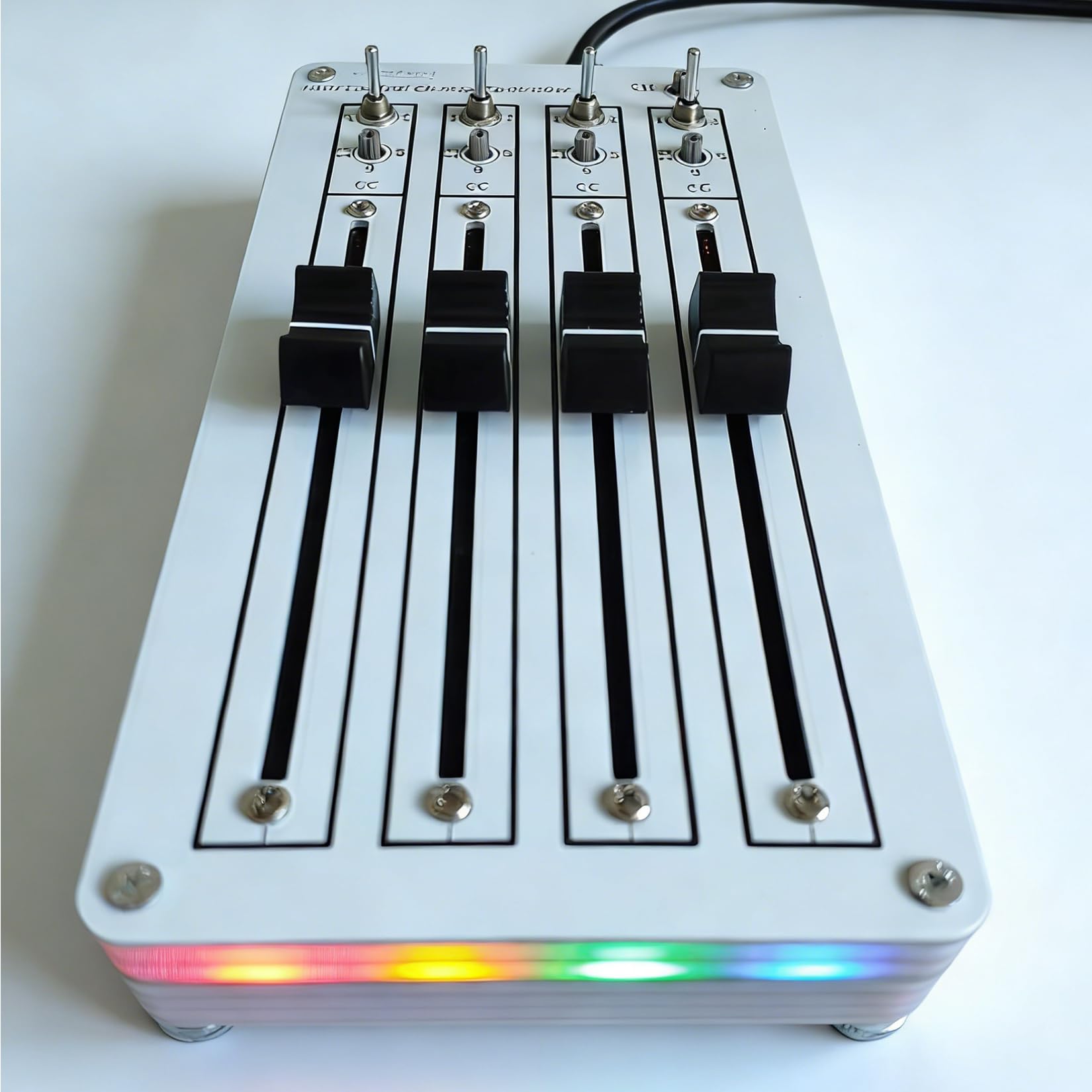 Amazon | Jieoto 4フェーダーUSB MIDI CCコントローラー - 音楽制作の
