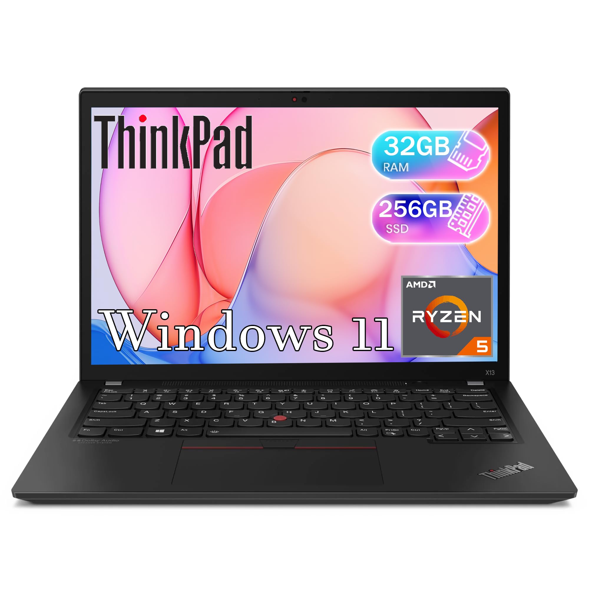 Amazon.com: Lenovo ThinkPad X13 Laptop, FHD 1920x1080 Display