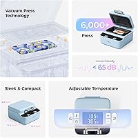 Vista 7 de HTVRONT Máquina de Prensa de Calor para Fundas de Teléfono Compatible con Android -H17 Máquina de Prensa de Calor al Vacío para Fundas de Teléfono