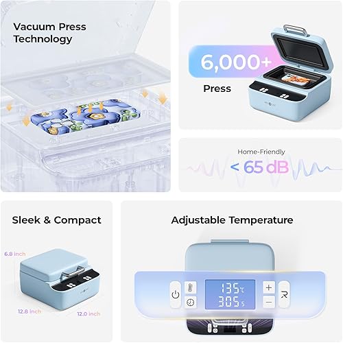 Miniatura 7 de HTVRONT Máquina de Prensa de Calor para Fundas de Teléfono Compatible con Android -H17 Máquina de Prensa de Calor al Vacío para Fundas de Teléfono-