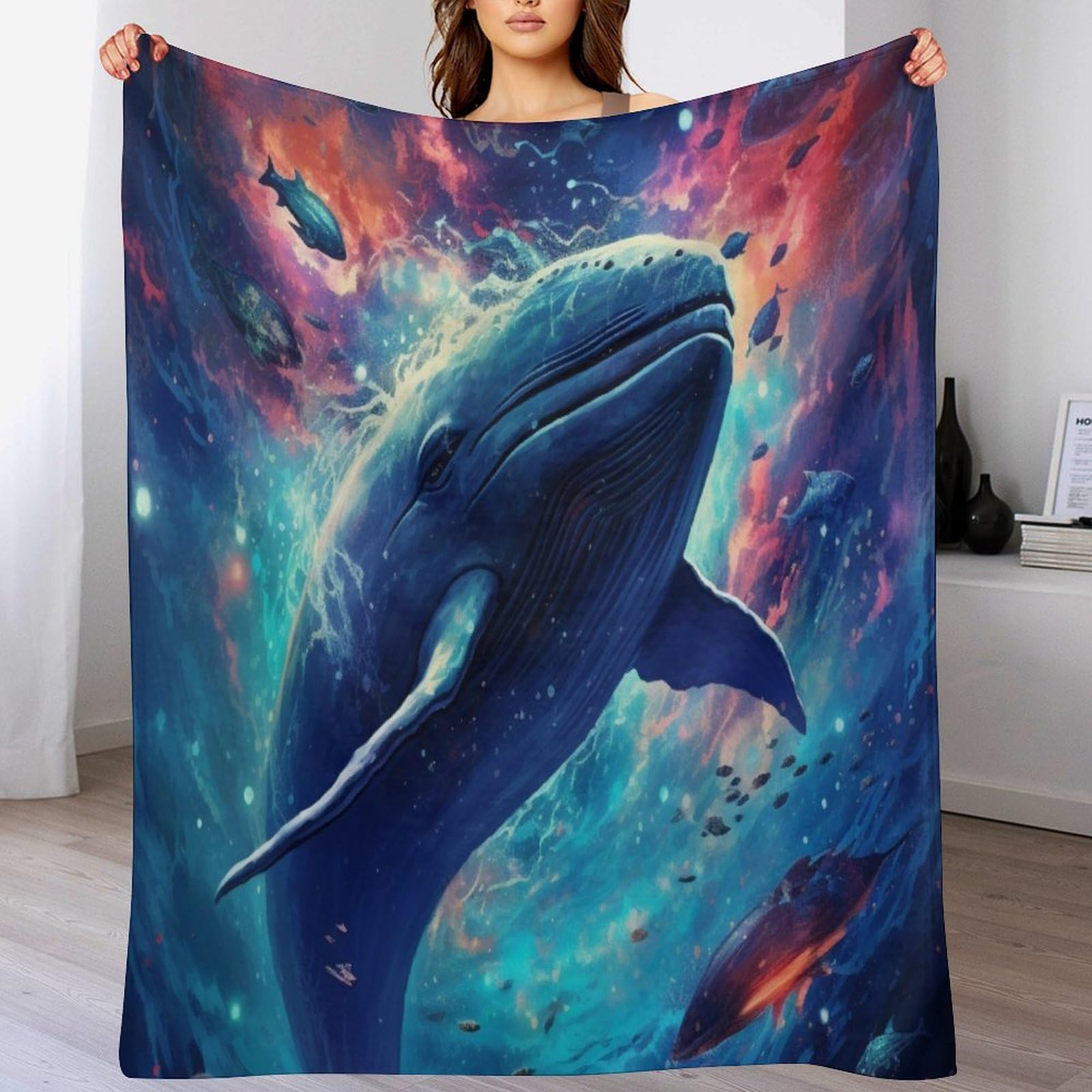 Manta de franela para sofá de 130x180 cm mullida y suave