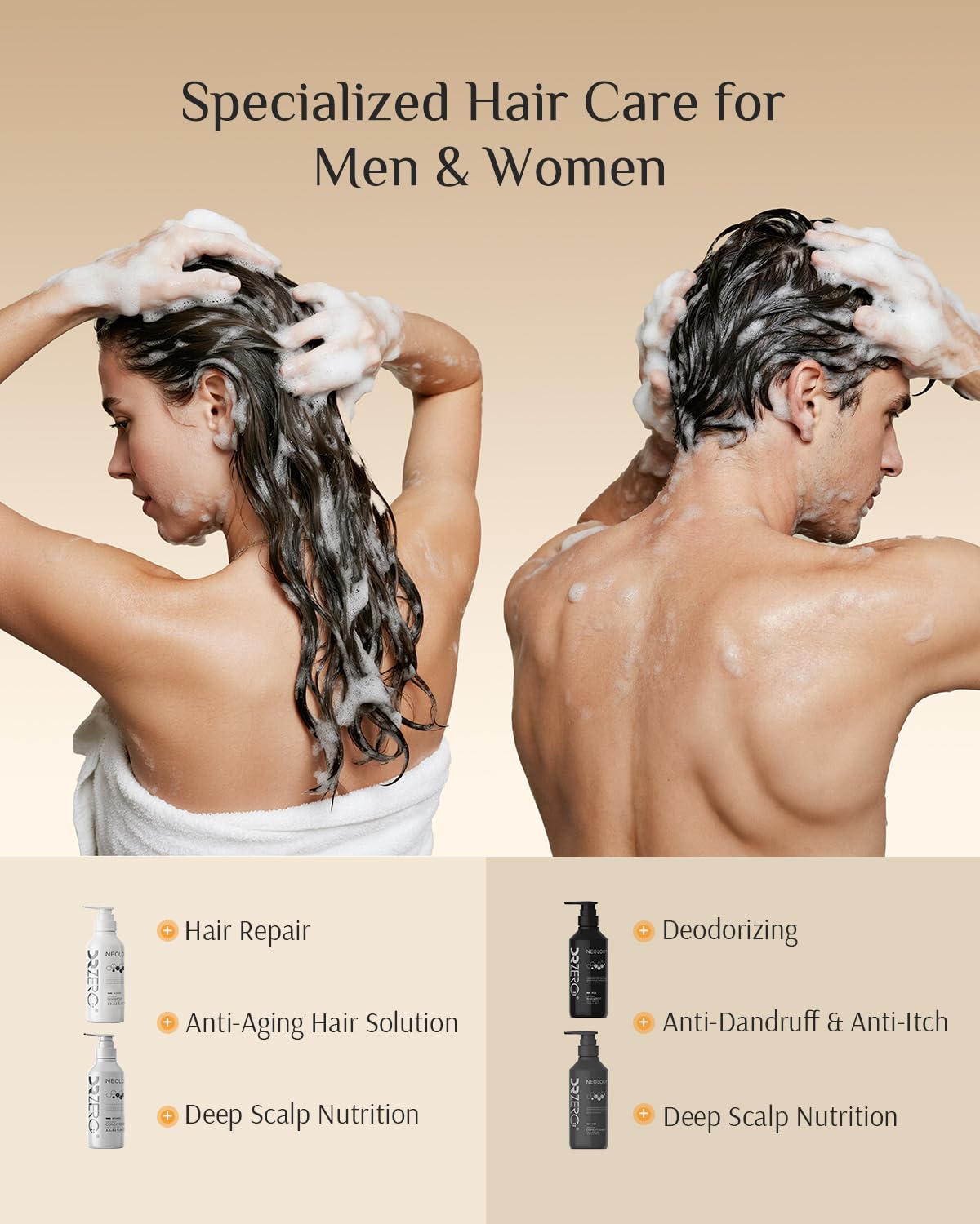 Amazon.com: DR ZERO Neology Series of Hair Growth Shampoo and