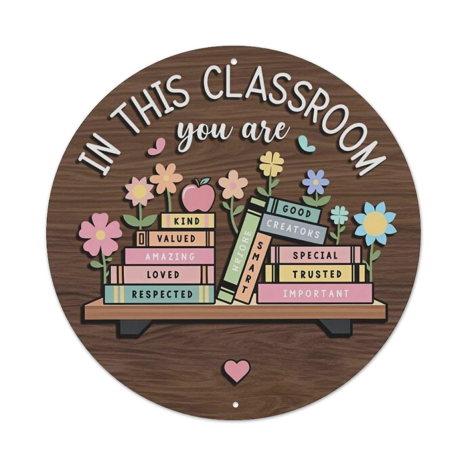 In This Classroom You Are Metal Tin Sign