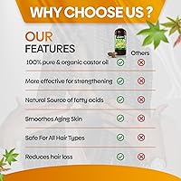 Vista 7 de Auténtico aceite de ricino negro jamaicano para el crecimiento del cabello Tratamiento hidratante para el cabello y el cuero cabelludo Aceite