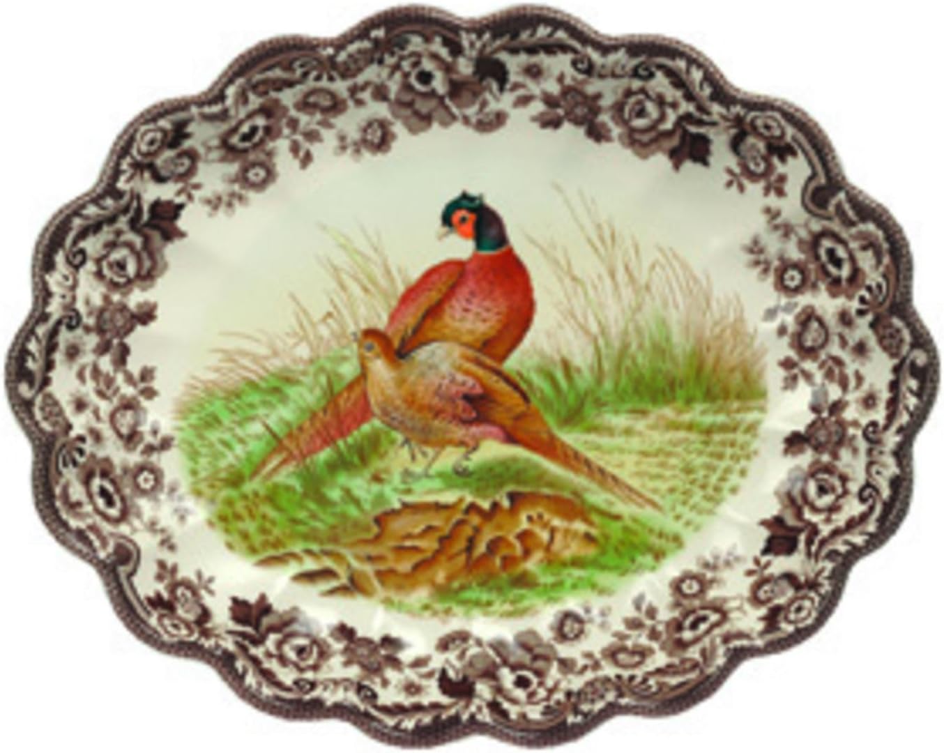 Spode Woodland Oval Serving Platter Pheasant Tunisia Ubuy