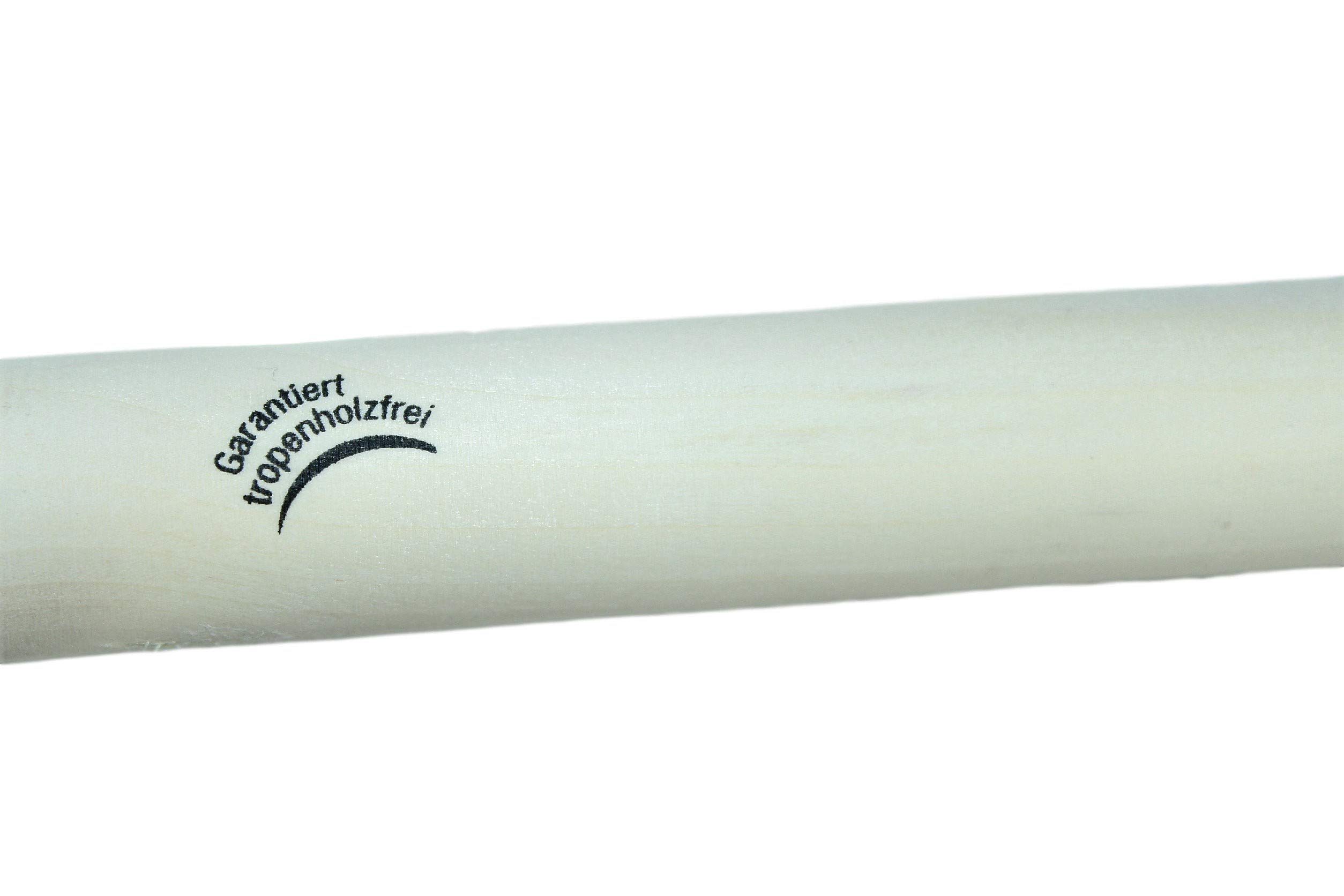 SN-TEC Bedienstab/Ziehstab/Ziehhaken für Bodentreppen und Oberlichter, Stab 100cm aus Holz und Haken aus Stahl