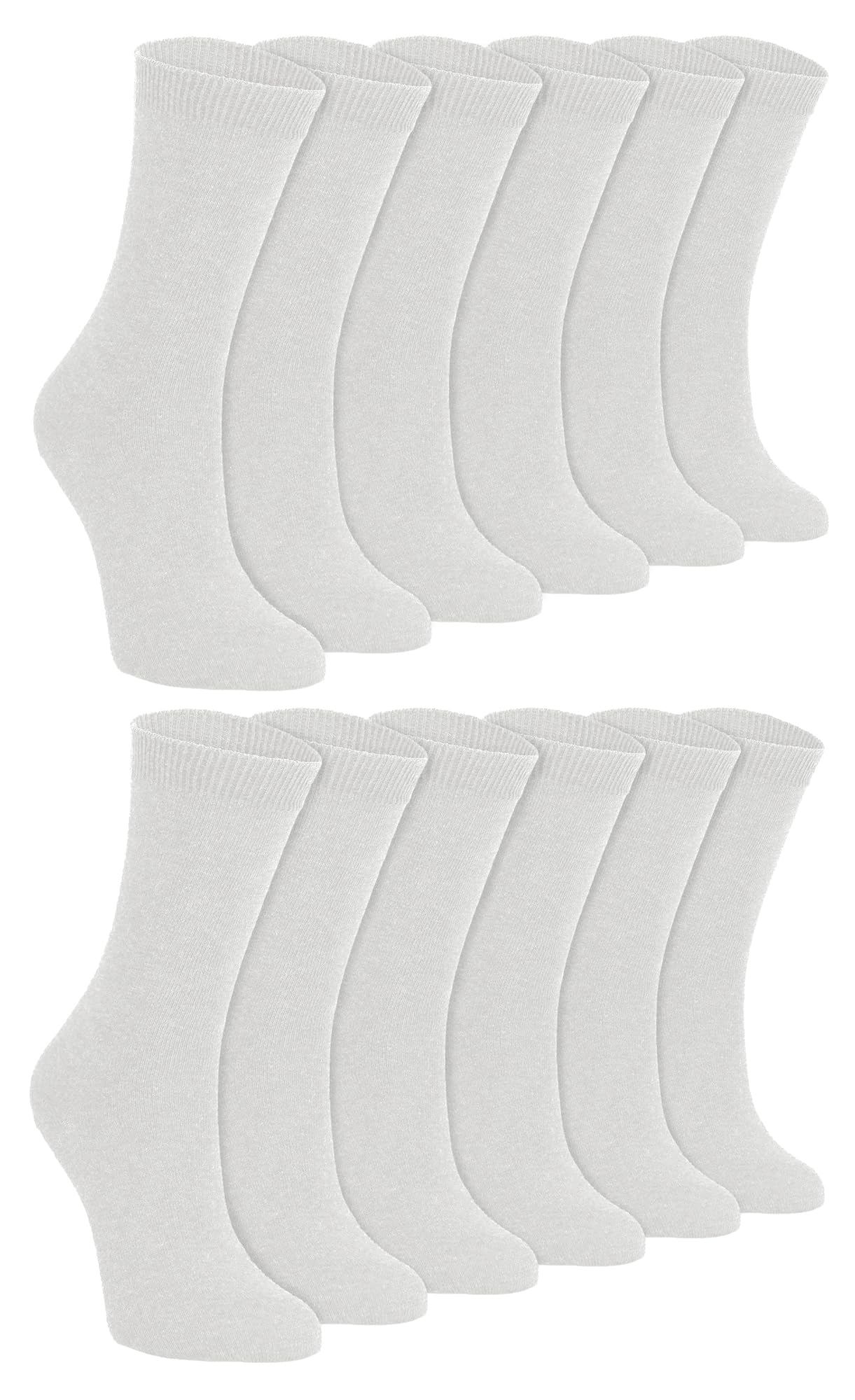 Sock Snob 12 Pair Multipack Kids Cotton Colourful Casual Socks