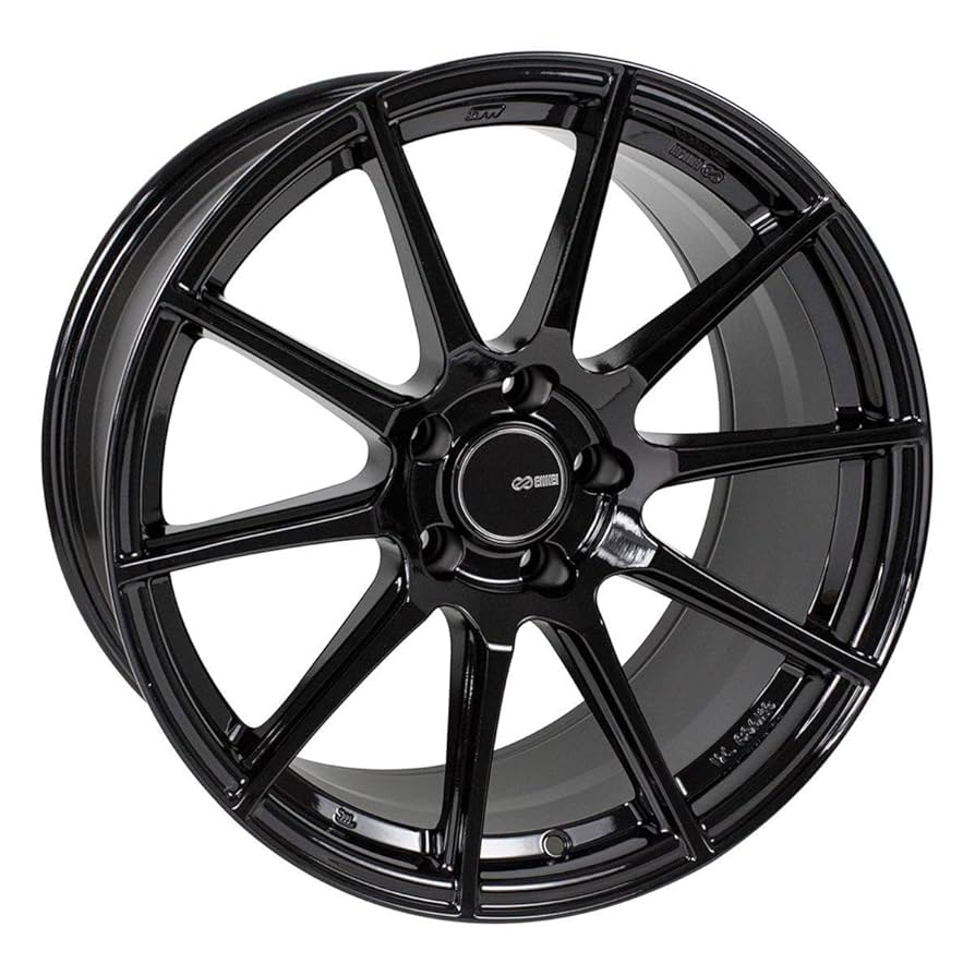 Amazon.com: Enkei 499-780-4940BK TS10 17x8 4x100 40mm Offset