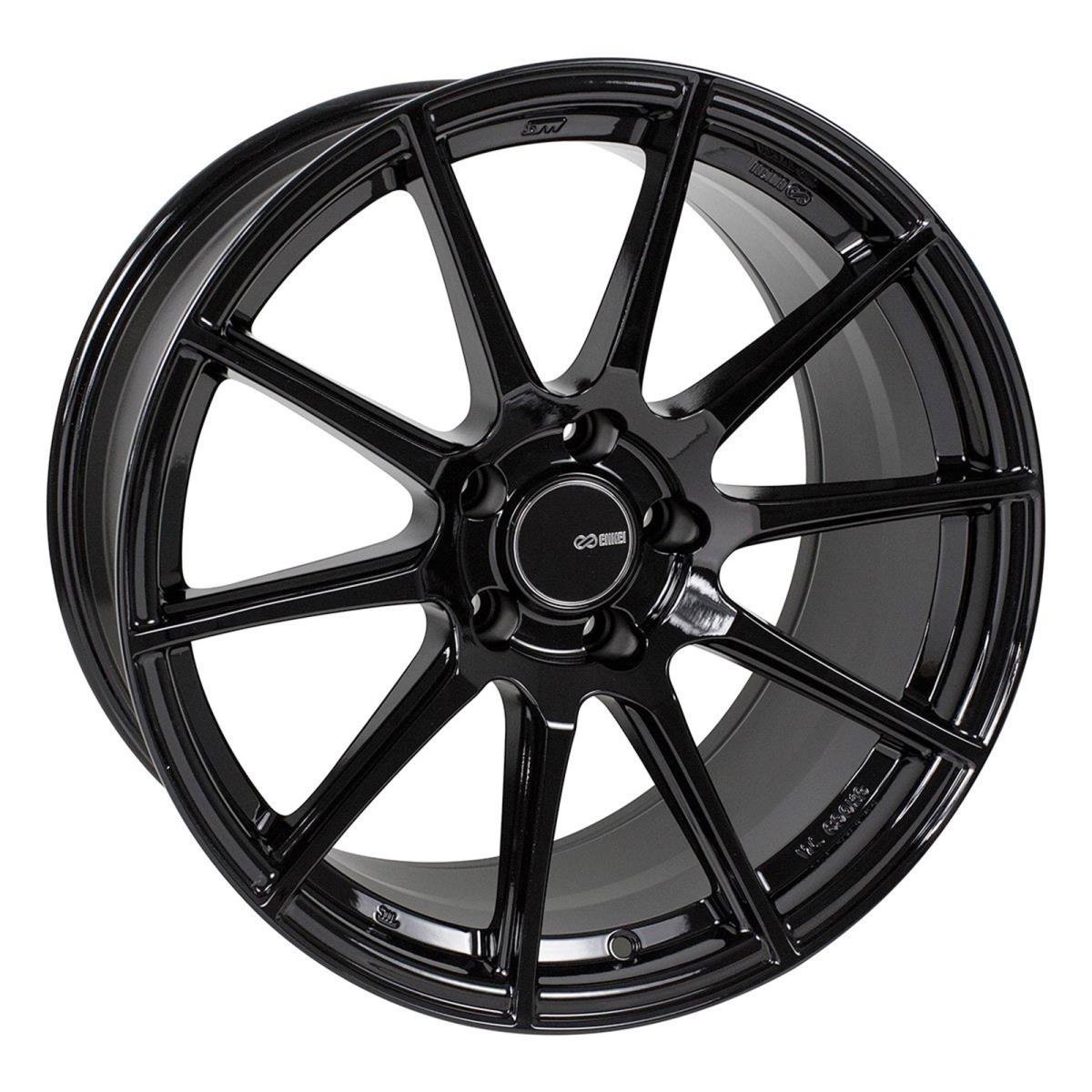 Amazon.com: 18x9.5 Enkei TS10 Gloss Black Offset(15) Lug