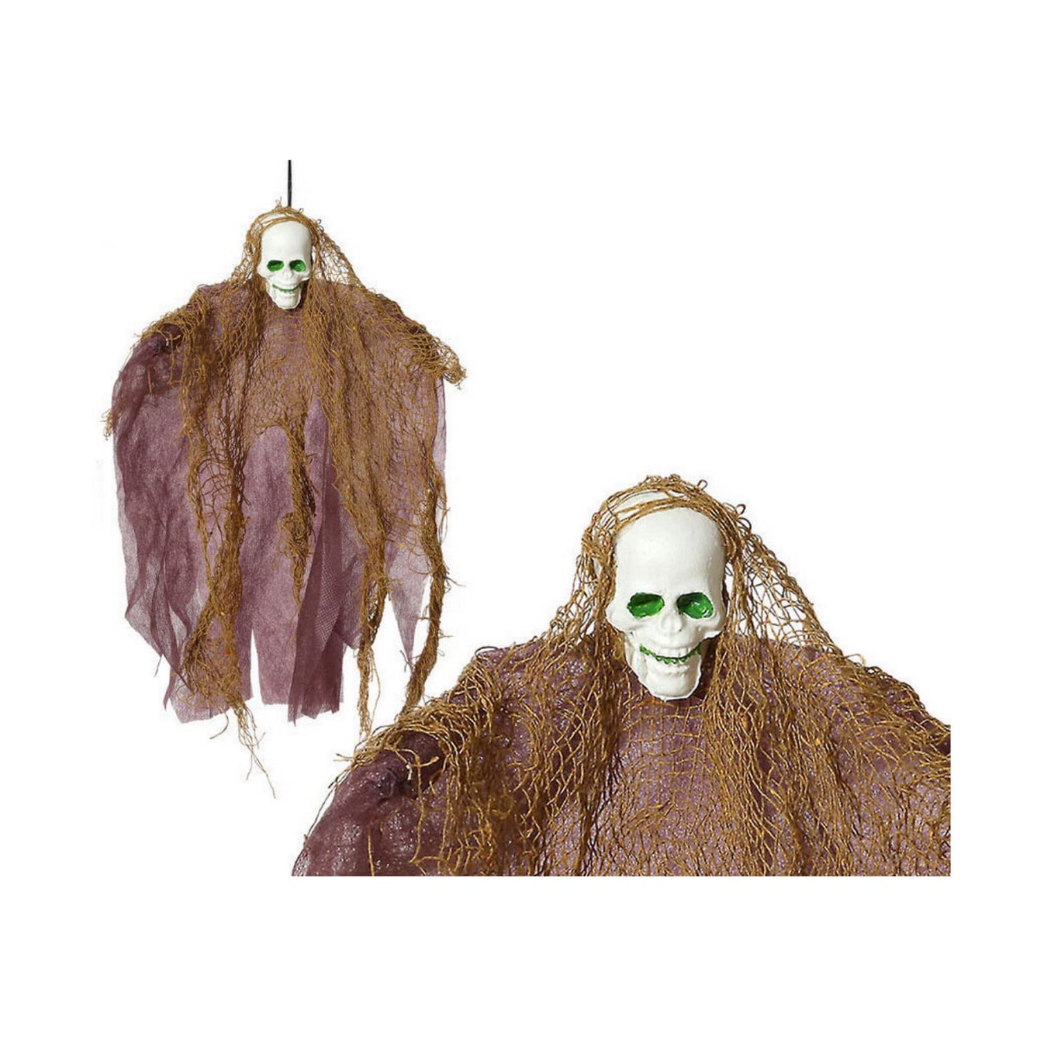 BigBuy Carnival - Ghost Pendant, Multicolor (S1131298)