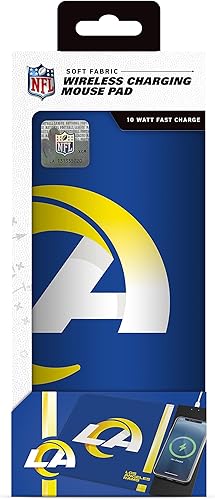 Vista 75 de SOAR Alfombrilla de mouse de carga inalámbrica NFL