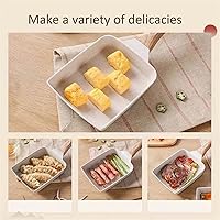 Vista 6 de AIVERC Pans Tamagoyaki Nonstick Fried Egg Pan Flat Bottom Frying Pan Omelette Pancake Kitchen Cooking Kitchenware Cookware