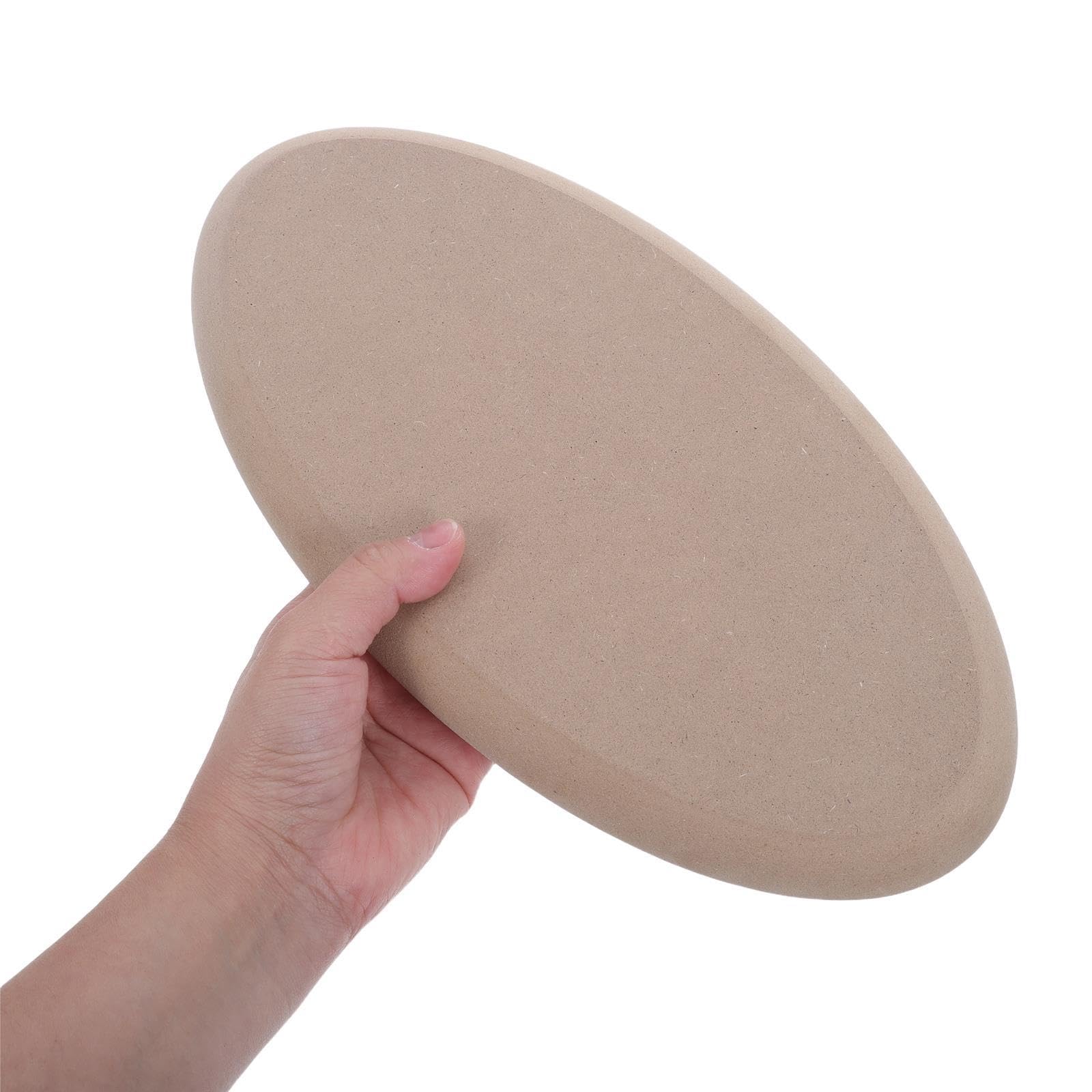Operitacx 3 moldes ovalados para cerámica, moldes para forma a platos de cerámica. de para arcilla, tablas de madera para modelado a mano, manualidades de (5,43&;/7,87"/11,8")