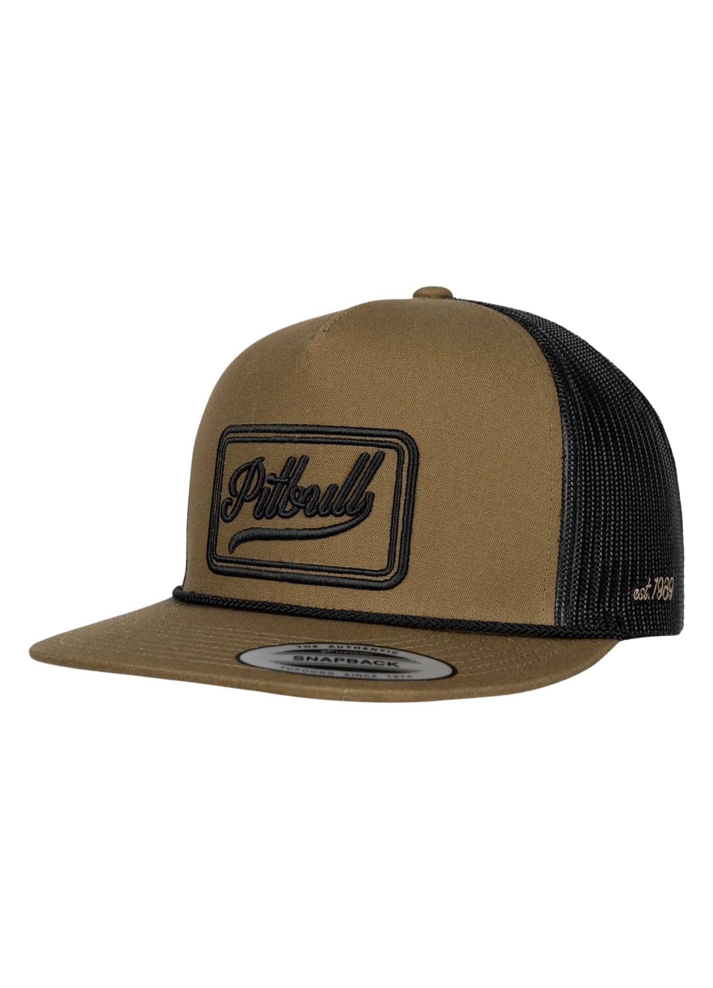 PITBULL Casquette Snapback Trucker Original 1989 - Casquette en maille pour homme et femme, casquette réglable, visière plate, casquette de baseball urbain, unisexe