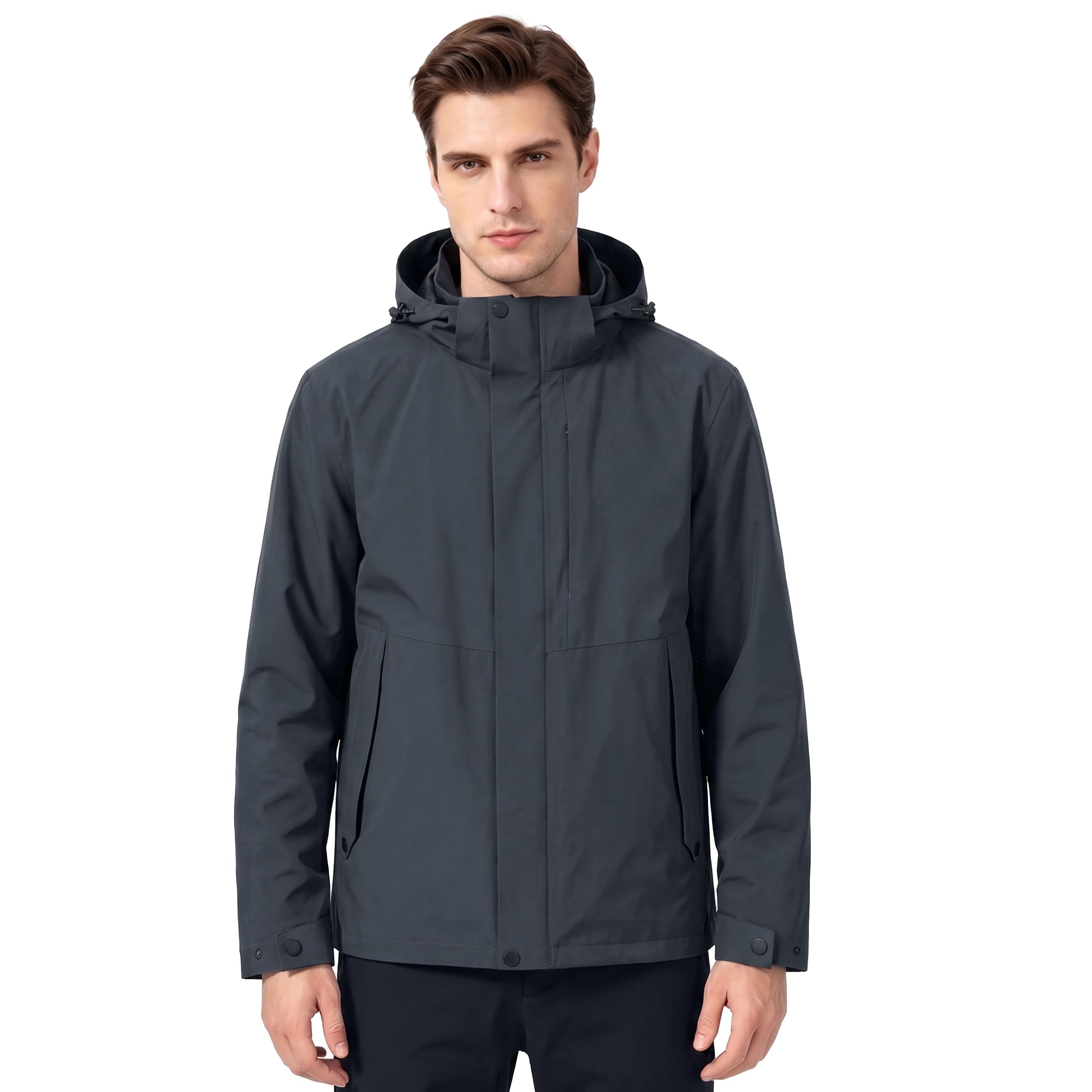 SUKUTU Veste d'homme Manteau résistant à l'eau et au vent Bergsteigergewand Costumi da alpinismo