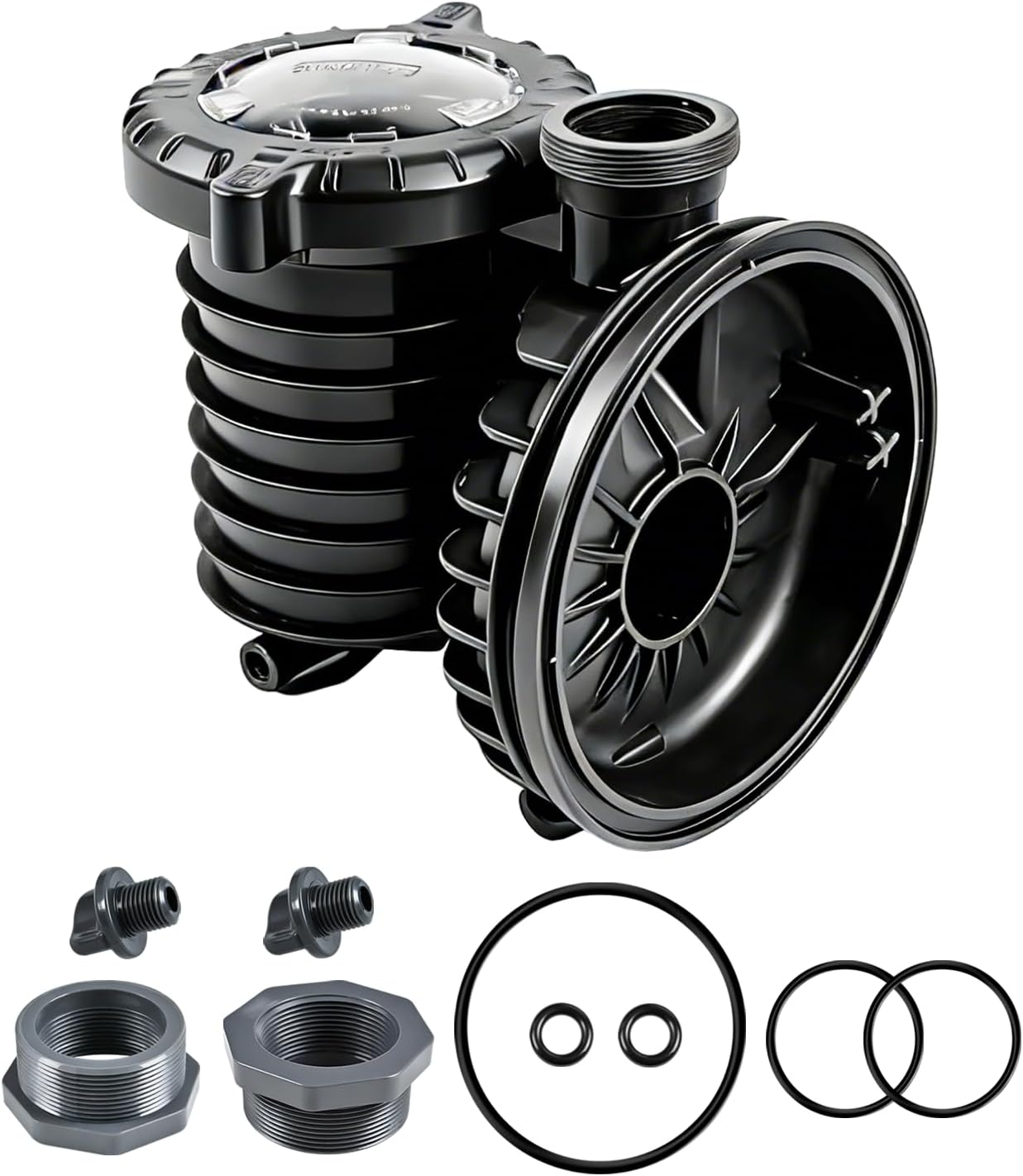 17307-0110S Pump Strainer Housing Compatible with Pentair Sta-Rite 5P2R Max-E-Glas/Dura-Glas Filter Pumps Replacement Filter Shell, 17307-0110S Strainer Pumps Body