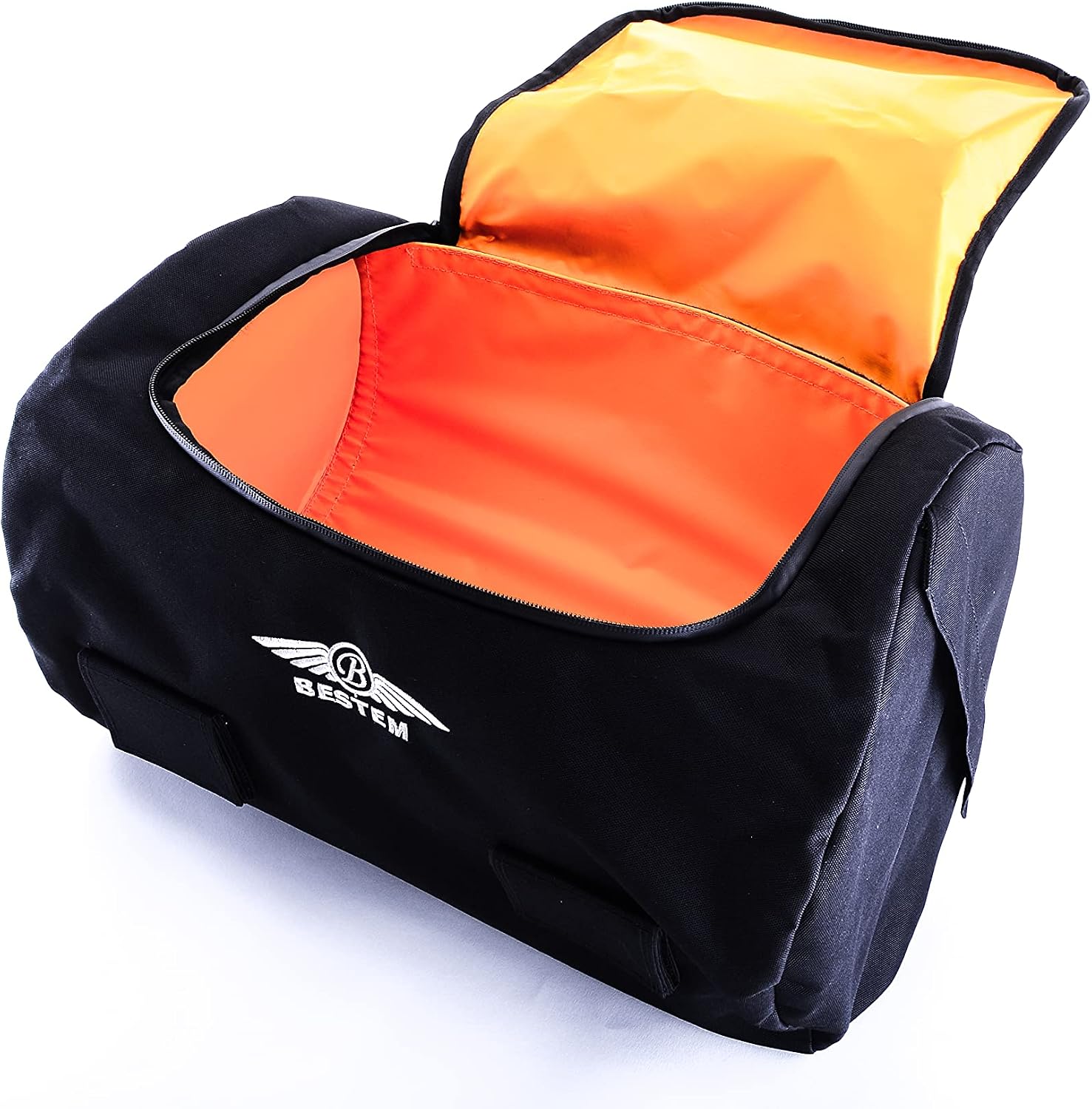 Bestem Rack Bag for Harley Davidson Road King/Glide Waterproof Zipper Mounting Straps 1680D Heavy Duty Nylon