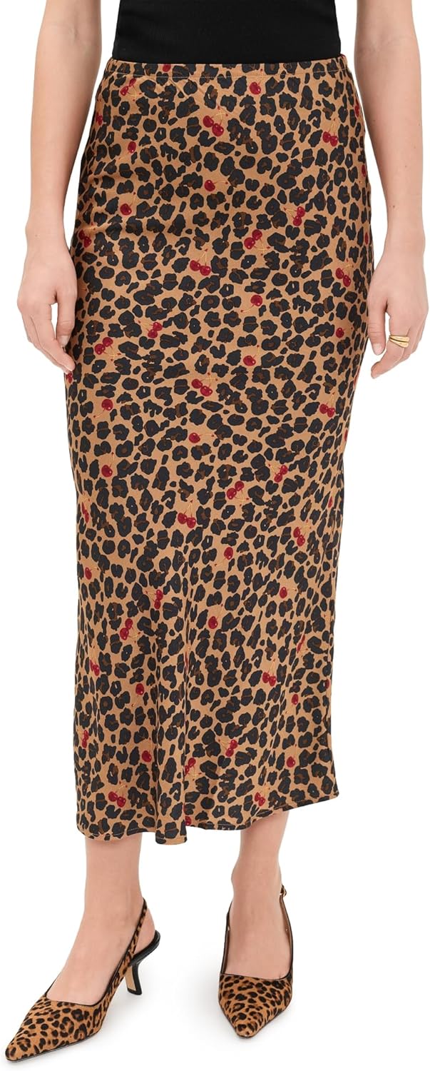 Never Fully Dressed Women's Cherry Leopard Dorris Skirt