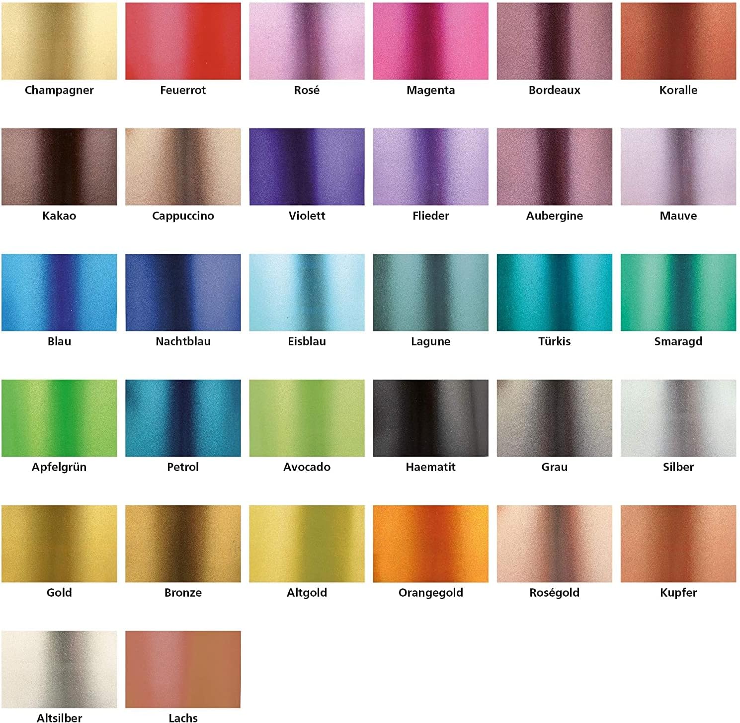 Maya Gold Set of 6 Colours Indian Summer